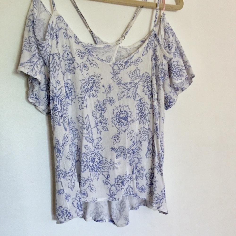 Forever 21 summer gauze cotton blouse